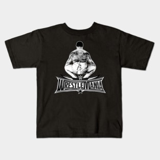 japanese sumo : wrestlemania Kids T-Shirt